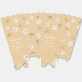 Ballotins Baby shower d'été Simple Elegant White Daisies (Déplié)