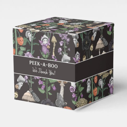 Ballotins Baby shower d'Halloween d'automne pour les Fantôme (Verso)