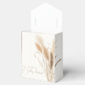 Ballotins Baby shower d'herbe Pampas (Ouvert)