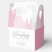Ballotins Baby shower d'hiver Little Snowflake (Ouvert)