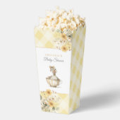 Ballotins Baby shower d'oie soie jaune Popcorn (Sauté)