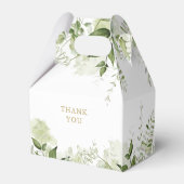 Ballotins Baby shower d'or du feuillage botanique (Arrière)