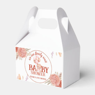 Ballotins Baby shower d'ours blanc et rose