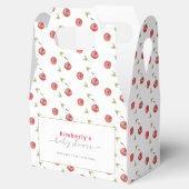 Ballotins Baby shower doux cerise d'aquarelle de printemps (Ouvert)