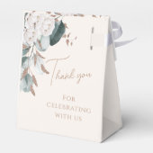 Ballotins Baby Shower Élégant Fleurs Roses & Verdure en Or  (Arrière)