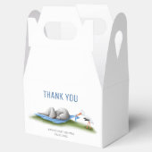 Ballotins Baby shower Eléphant de Merci mou (Ouvert)