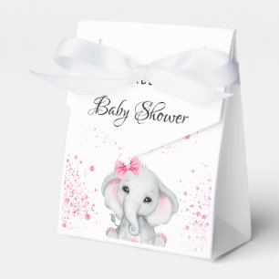 Ballotins Baby shower éléphant fille rose parties scintillan