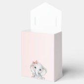 Ballotins Baby shower éléphant fille rougir rose or (Ouvert)