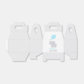 Ballotins Baby shower éléphant garçon mignonne Ballotin (Déplié)