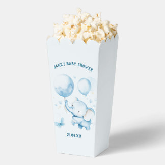Ballotins Baby shower éléphant Popcorn Ballotin