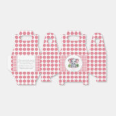 Ballotins Baby shower Eléphant Rose Bow Cute (Déplié)