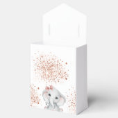 Ballotins Baby shower éléphant rose parties scintillant rose (Ouvert)