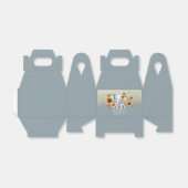 Ballotins Baby shower éléphant Tournesol Parties scintillant (Déplié)