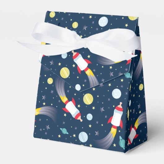 Ballotins Baby shower Espace Extérieur Bouteille Fusée Navir (Verso)