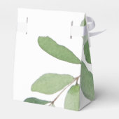 Ballotins Baby shower Eucalyptus Simple Blanc (Arrière)
