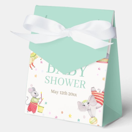 Ballotins Baby shower Fancy Circus Carnival Animaux (Recto)
