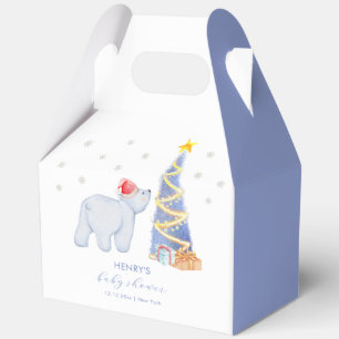 Ballotins Baby Shower Fantaisiste Hiver Santa Ours Polaire