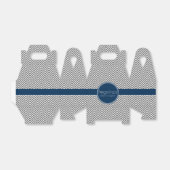 Ballotins Baby shower Favoriser avec Chevrons Nom personnali (Déplié)