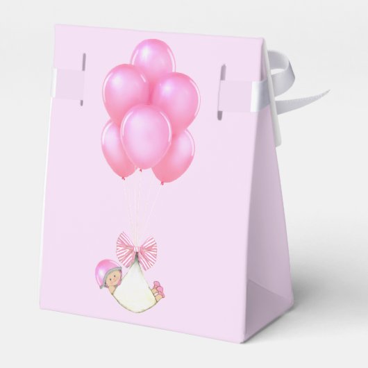 Ballotins Baby shower fille (Arrière)