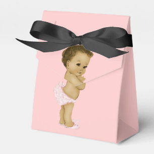 Ballotins Baby Shower Fille Afro-Américaine Princesse Rose