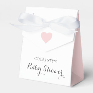 Ballotins Baby shower fille de coeur rose mignonne