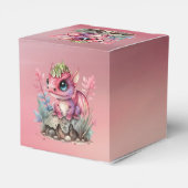 Ballotins Baby shower Fille Dragon Rose Hot (Arrière)