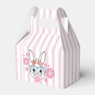 Ballotins Baby shower Fille Lapin Rose Floral