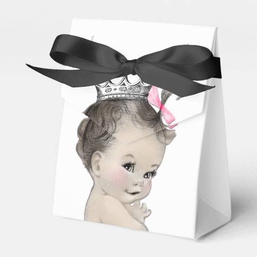 Ballotins Baby shower fille princesse rose (Verso)