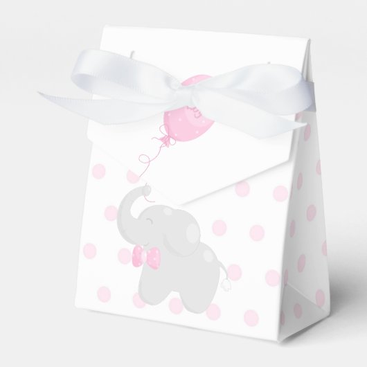 Ballotins Baby shower fille rose (Verso)