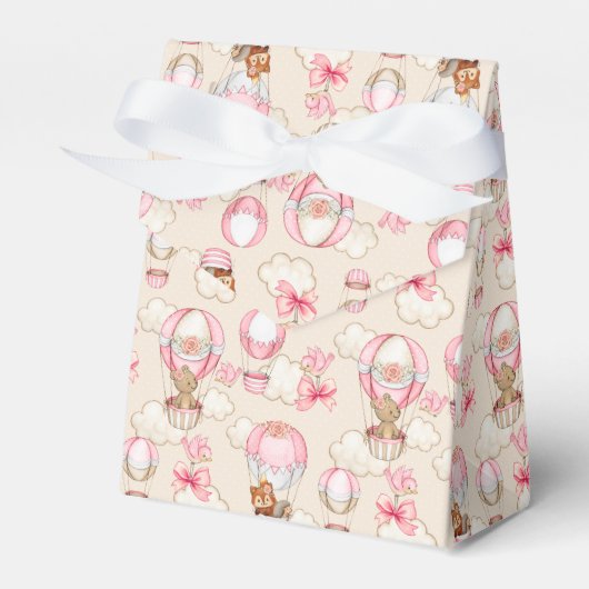 Ballotins Baby shower fille rose (Verso)