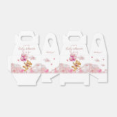 Ballotins Baby shower fille rose d'attente mignonne (Déplié)