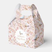 Ballotins Baby shower Fille Rose d'hiver (Arrière)