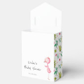 Ballotins Baby shower Flamant rose (Ouvert)