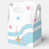 Ballotins Baby shower Flamant rose maman et bébé (Ouvert)