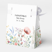 Ballotins Baby shower fleur sauvage (Arrière)