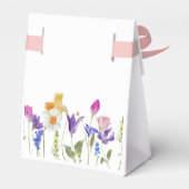 Ballotins Baby shower Fleur sauvage bébé en fleurs (Arrière)