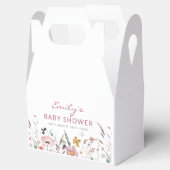 Ballotins Baby shower Fleur sauvage Boho (Ouvert)