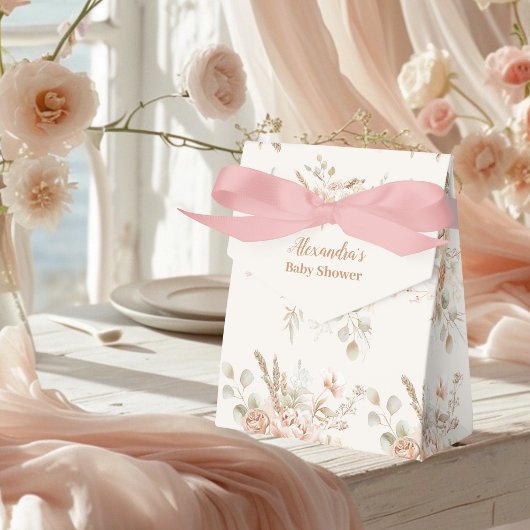 Ballotins Baby shower fleur sauvage Boho