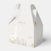 Ballotins Baby shower Fleur sauvage d'oie d'aquarelle (Arrière)