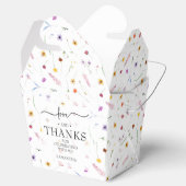 Ballotins Baby shower fleur sauvage petit (Ouvert)