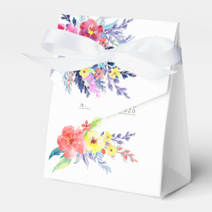 Ballotins Baby Shower Floral Aquarelle Coloré