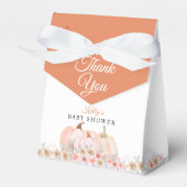 Ballotins Baby shower Floral Citrouille doux (Verso)