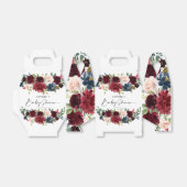 Ballotins Baby shower Floral de Bourgogne ballotin (Déplié)