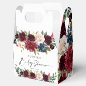 Ballotins Baby shower Floral de Bourgogne ballotin (Ouvert)