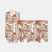 Ballotins Baby shower floral de l'aquarelle d'automne (Déplié)