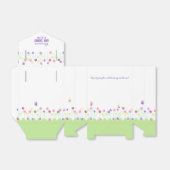 Ballotins Baby shower floral de printemps simple (Déplié)