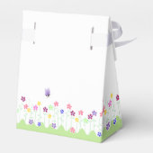 Ballotins Baby shower floral de printemps simple (Arrière)