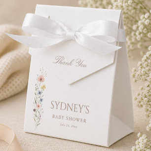 Ballotins Baby Shower Floral Élégant Petite Fleur Sauvage