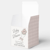 Ballotins Baby shower Floral Fleur Rose (Ouvert)