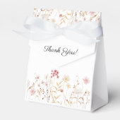 Ballotins Baby shower Floral fleur sauvage Merci (Verso)